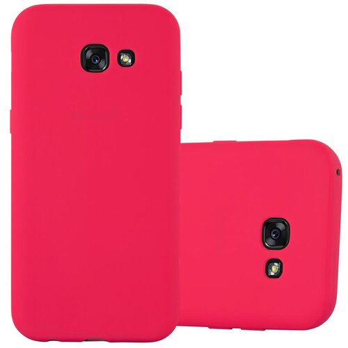 Cadorabo Case, združljiv s Samsungom v Candy Red - Za&amp;scaron;čitni pokrov iz fleksibilnega silikona TPU, (20579379) Slike