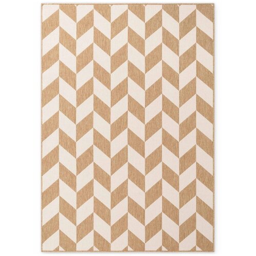 Ted Baker Kremno bela/naravna notranja in zunanja preproga 200x300 cm Haringey Terrick &ndash; Cene