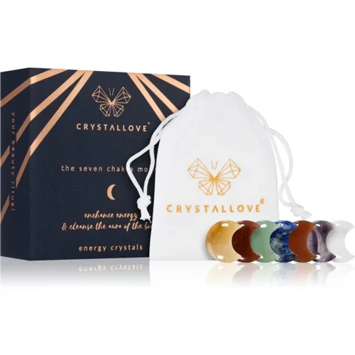 Crystallove Energy Crystals The Seven Chakra Moons pripomoček za masažo 7 kos