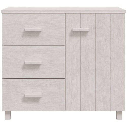 VidaXL Komoda bijela 90 x 40 x 80 cm od masivne borovine Slike