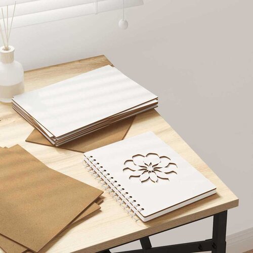 VidaXL Dekor Panele 50 pcs Bijelo 21 x 30 x 0.3 cm Konstruirano drvo Slike