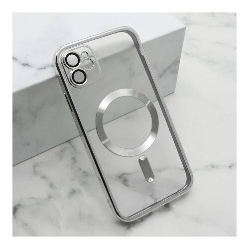  Maska camera protect magsafe za iphone 11 (6.1) srebrna Cene