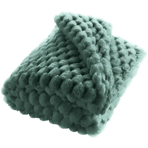 Douceur d int&amp;eacute;rieur Zelena deka od mikropli&amp;scaron;a 220x240 cm Frosty &amp;ndash; Slike