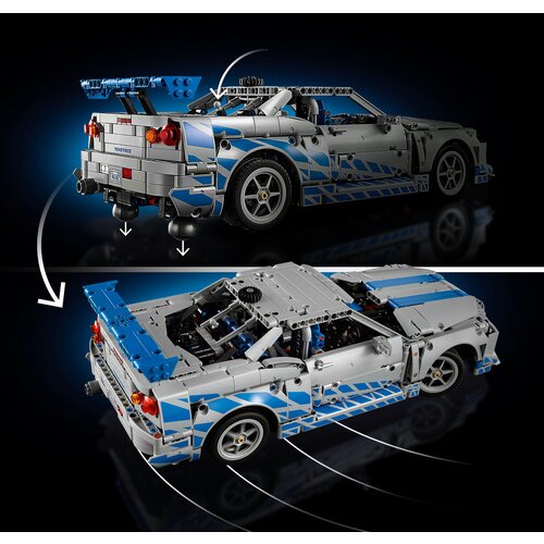 Lego LEGO&amp;reg; Technic - Nissan Skyline GT-R (R34) automobil iz Paklenih ulica 2 (42210) Slike