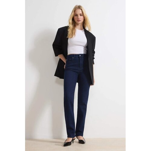 TRENDYOLMILLA ženske pantalone Twoss26Je00102, teget-tamnoplava Cene