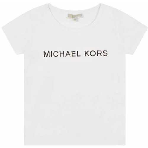 Michael Kors Otroška kratka majica bela barva