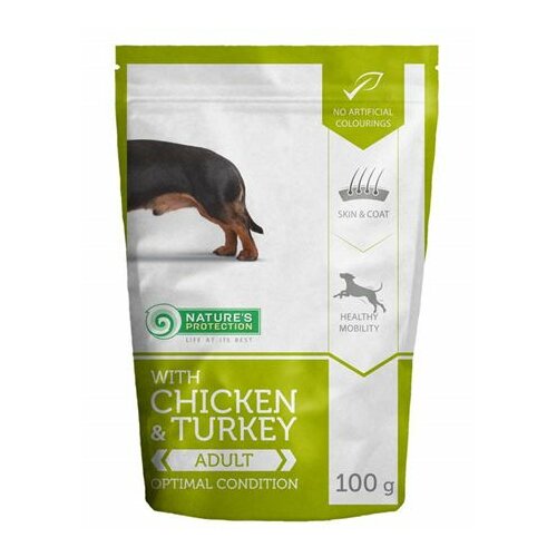 Natures Protection hrana u kesici za pse - piletina i ćuretina 100gr Cene