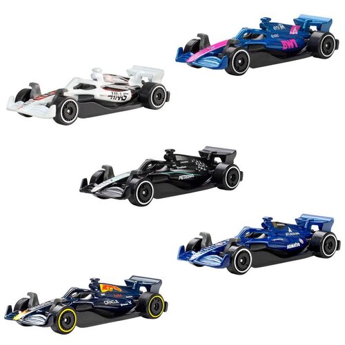 Mattel Hot Wheels: set od 5 autića Formule 1 u mjerilu 1/64 - Slike