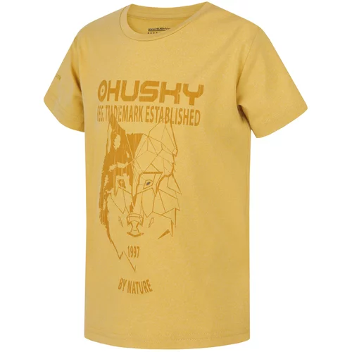 Husky Children's functional T-shirt Tash K yellow