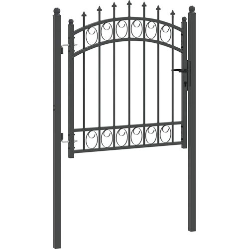  Vrata ograde s bodljama EMMEN 100 x 100 cm Slike