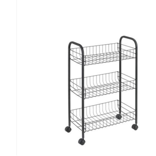 Metaltex Crna kolica od nehrđajućeg čelika Lugano Lava Cijene