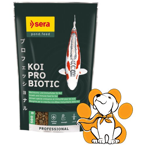 Sera koi probiotic all seasons hrana za šarane, 500g Slike