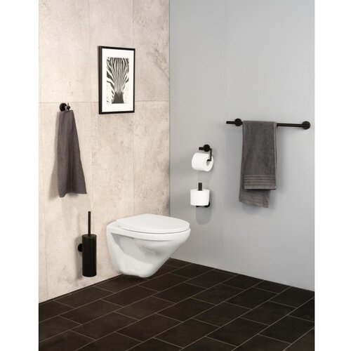 Wenko 24232100-Kuka BOSIO BLACK 5,5x5,5 cm nerđajući čelik/srebrna Slike