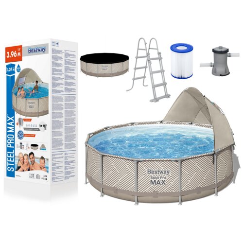 Bestway Bazen Steel Pro 396*107 cm s nadstre&scaron;nicom Cijene