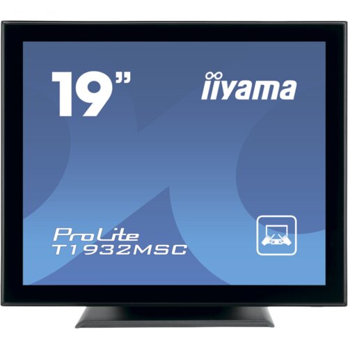 Iiyama T1932MSC-B1S monitor 19’’ 10pt ips touch 1280 x 1024 14ms 250 cd/m² projective capacitive IP54 vga hdmi dp Cene
