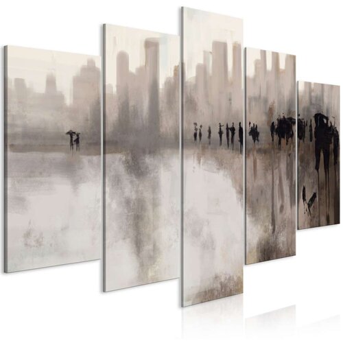  Slika - City in the Rain (5 Parts) Wide 100x50 Cijene