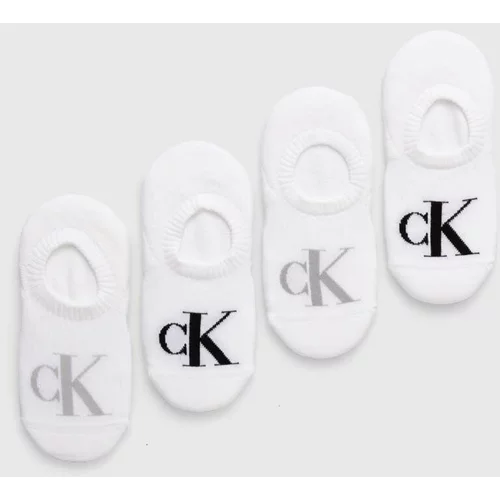 Calvin Klein Jeans Čarape 4-pack za žene, boja: bijela, 701229678