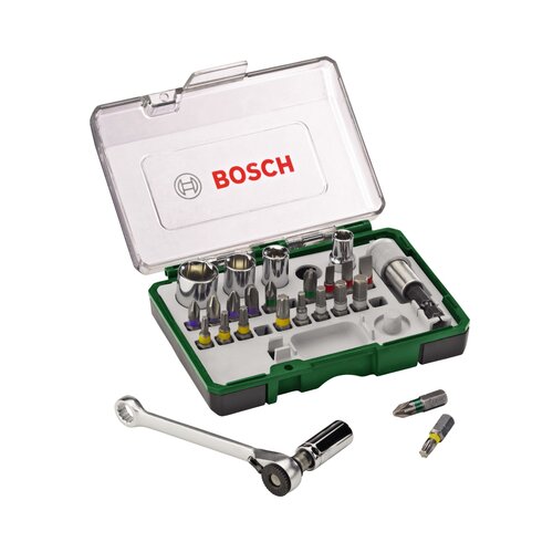 Bosch Komplet vijačnih nastavkov in nasadnih ključev (27-delni) Slike