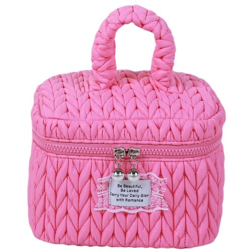 YESSS! pleteni roze neseser Cene