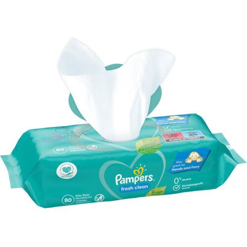 Pampers Baby Wipes Fresh Clean 6x80ct Slike