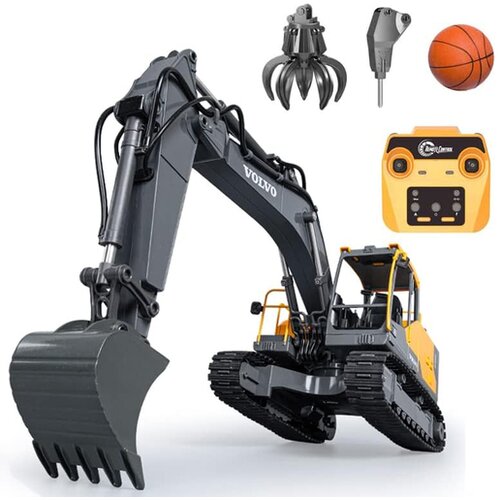 Doublee DOUBLE E Volvo kovinski bager PRO 3v1 RC, 1:16 Slike