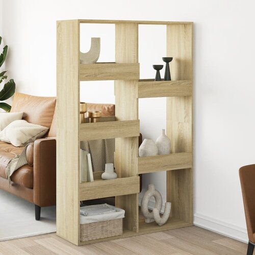 vidaXL Pregrada za prostor sonoma hrast 100x33x155,5 cm inženirski les Cene