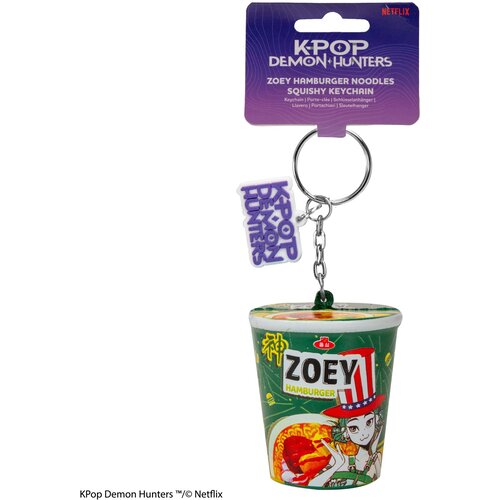 Fame Bros. Ltd Squishy privjesak za ključeve KPop Demon Hunters Zoey Hamburger Noodles Cijene