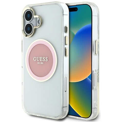 Guess MAGNETNI OVITEK ZA IPHONE MAGSAFE 16 KOVINSKI LOGO, (5000016627) Cene