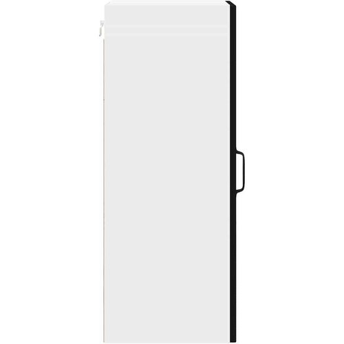 VidaXL zidni kuhinjski ormarić s policom 2 pcs crna 30 x 31 x 80 cm Slike