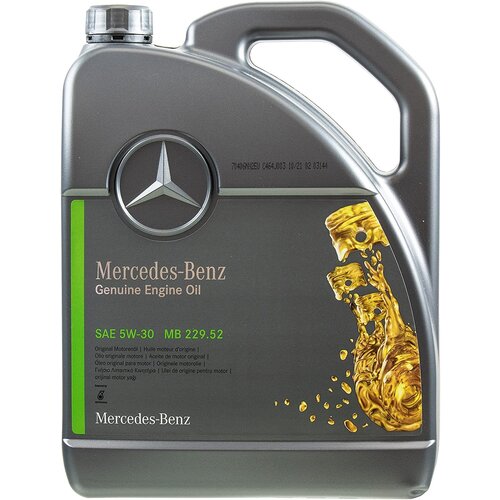 Mercedes-Benz MOTORNO OLJE MERCEDES 5W-30 6L MB229.52 Slike