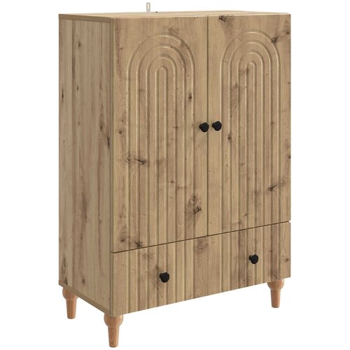  Kreveta Hrast artisan 66 x 34,5 x 95 cm Konstruirano drvo Cijene