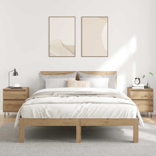  Noćni ormarići 2 kom Artisan hrast 40x35x50 cm izrađeno drvo Cene