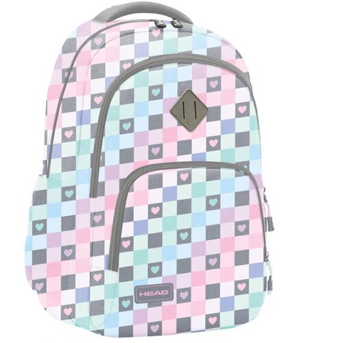  RUKSAK &Scaron;KOLSKI-NOTEBOOK ANATOMSKI CHECKERED HEARTS HEAD 502024107 Cijene