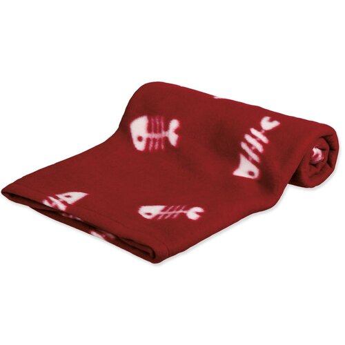 Plaček Pet Products Crvena deka za mačke od flisa 100x70 cm Trixie Barney &amp;ndash; Slike