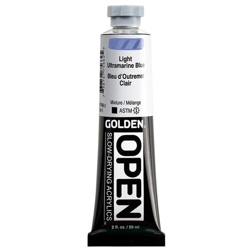  GOLDEN OPEN akrilna boja koja se sporo su&amp;scaron;i 59 ml | 7566 Light Ultramarine Blue Slike