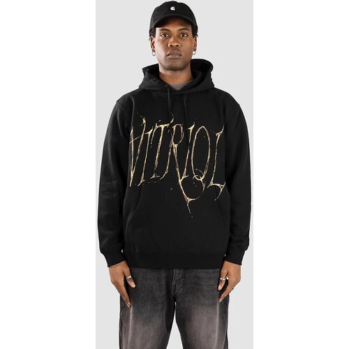 Vitriol Oxidized Pulover s kapuco black Cene