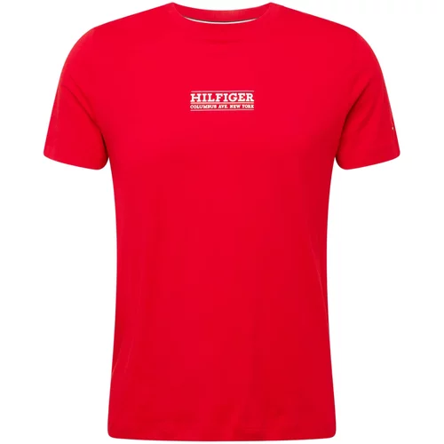 Tommy Hilfiger Majica majnica / rdeča / bela