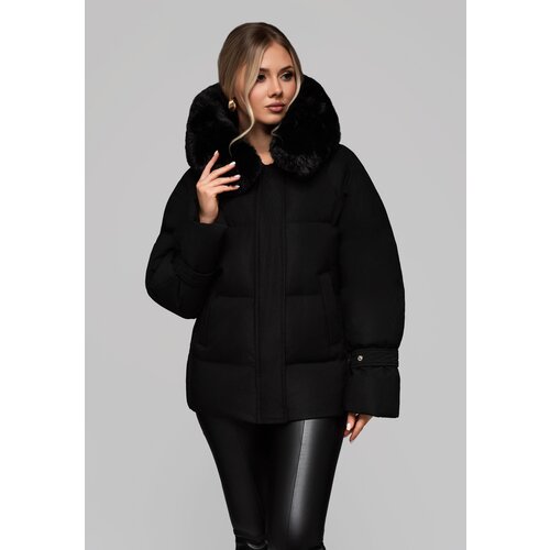 Edoti Women's double-breasted fitted coat LARICA OW-COLC-0108 v3 Cene