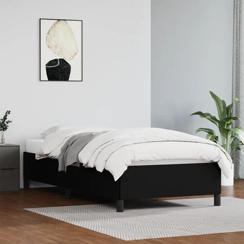  Okvir za krevet crni 90x190 cm od umjetne kože Cene