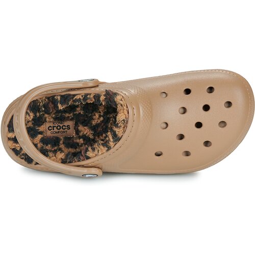 Crocs Cokli Classic Lined Animal Clog Kostanjeva Slike