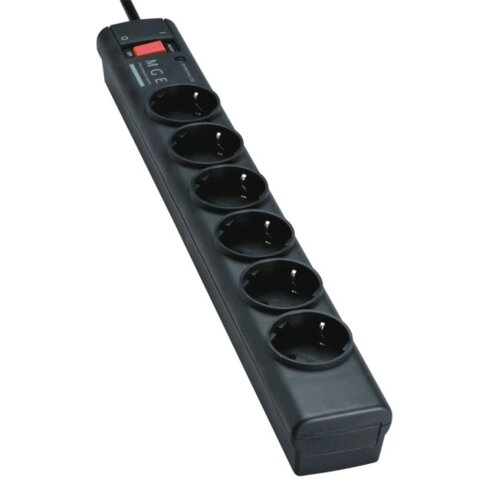 Eaton PS6D za&amp;scaron;tita od porasta napona Crno, Bijelo 6 utičnice naizmjenične struje 220 - 250 V 1 m Slike