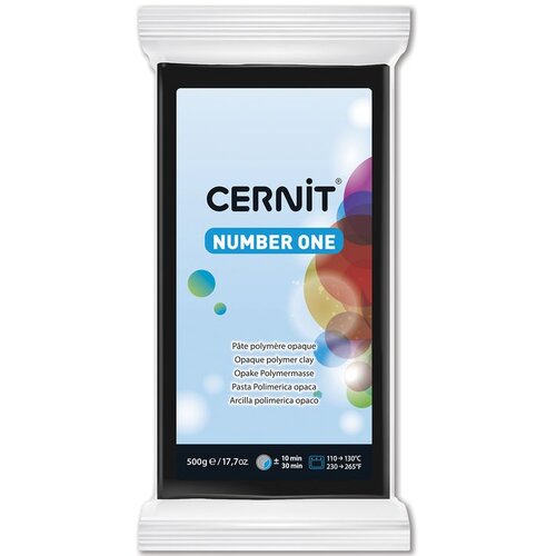 Cernit polimerna masa  NUMBER ONE 500 g | Black Cene