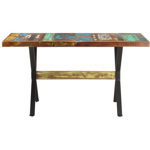 Maison Chic Jedilna miza - Kuhinjska miza - Jedilni stol 140x70x76 cm trden predelan les, (21715119) Slike