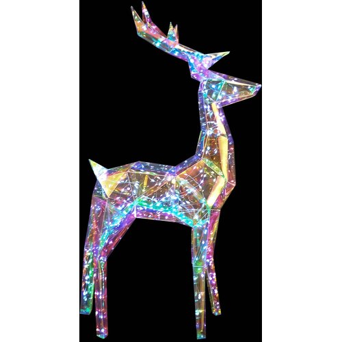  Prizmatični iridescentni LED sob &amp;Scaron;areni 48 x 19 x 86 cm Slike