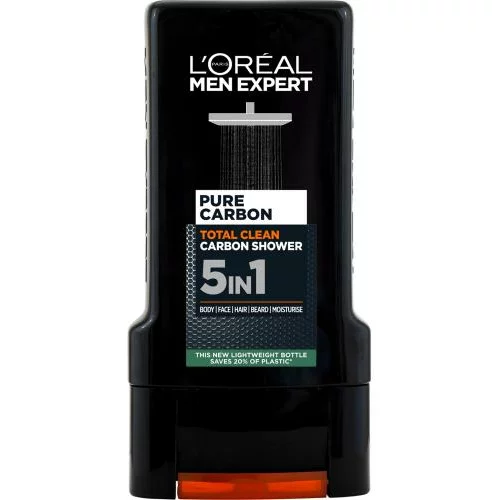 Loreal Men Expert Pure Carbon 5in1 gel za prhanje 300 ml za moške