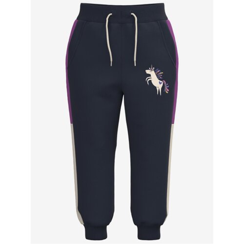 Name it Dark blue girls&amp;#039; sweatpants Nila - Girls Slike