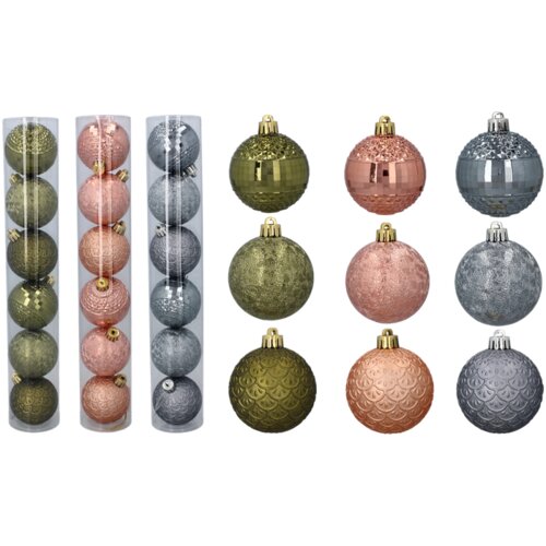 Molarem Home Set od 6 kuglica za božićno drvce &ndash; 6 cm, siva Cijene