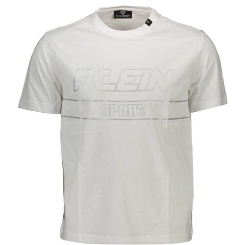 Plein Sport WHITE MEN&#39;S SHORT SLEEVE T-SHIRT Cene