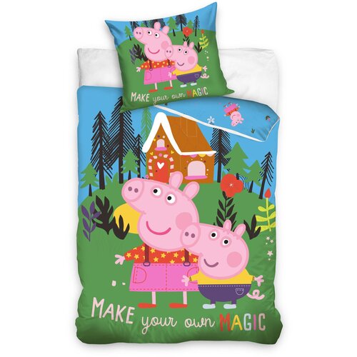 Peppa Pig otroška posteljnina 135/200 cm tkanina Cene