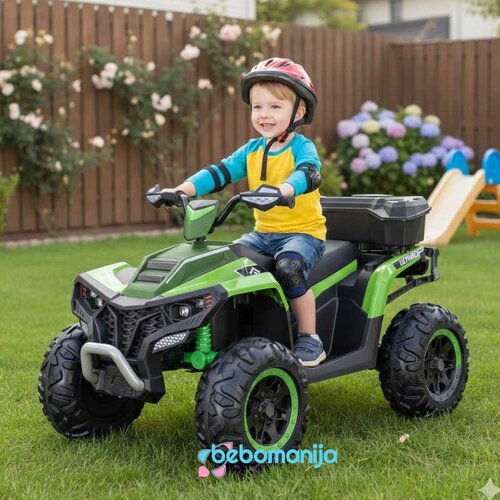  Dečiji kvad na akumulator ATV 3 Zeleni sa dva motora Cene
